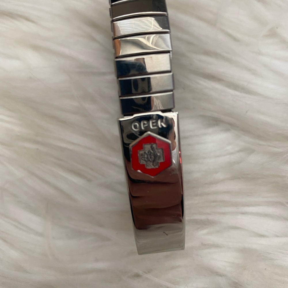 Stainless steel medical Id bracelet